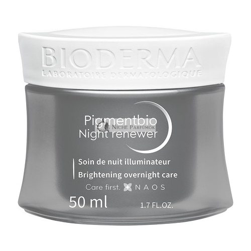 Bioderma Pigmentbio Night Renewer Anti-Dark Spot Brightening Protective Night Cream Moisturizer 50ml