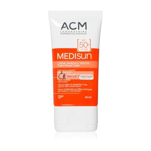 ACM Medisun Mineral Moisturizing and Toning Cream SPF 50+ - Light Tint, 40 ml