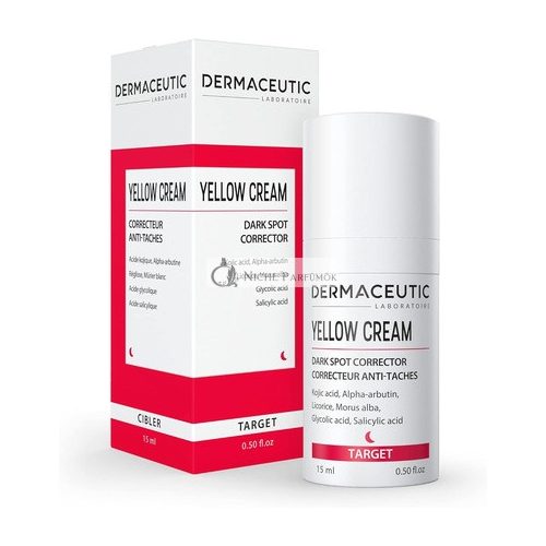 Dermaceutic Yellow Cream Skin Tone Brightener Pigmentation Cream 15ml