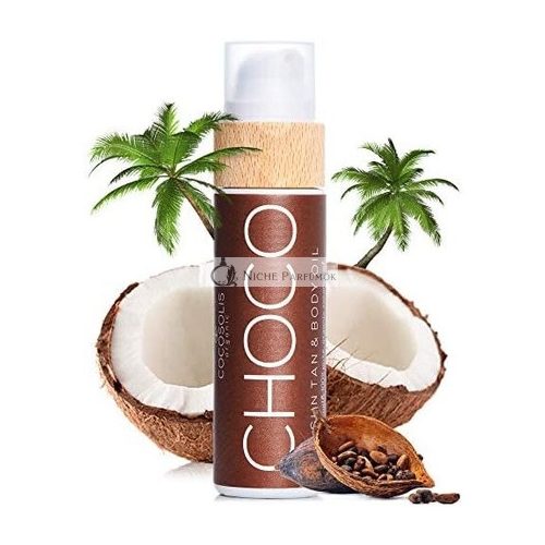 COCOSOLIS CHOCO Tanning Accelerator Organic Oil with Vitamin E and Chocolate Scent 110