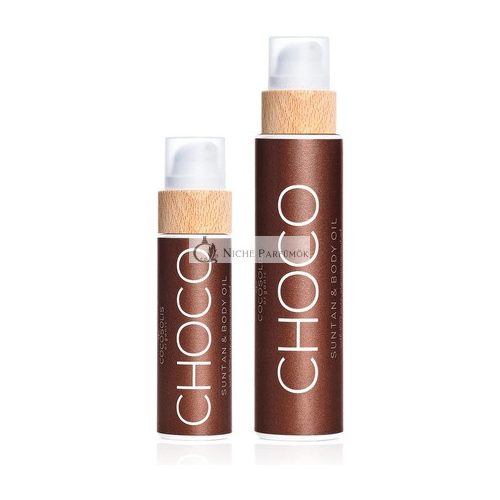 COCOSOLIS CHOCO Tanning Accelerator Organic Oil with Vitamin E and Chocolate Scent 200