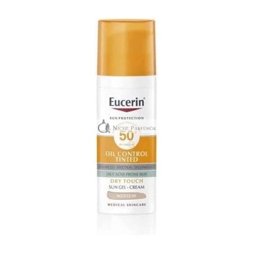 Eucerin Oil Control Tinted Gel Cream SPF50+ 50ml Beige