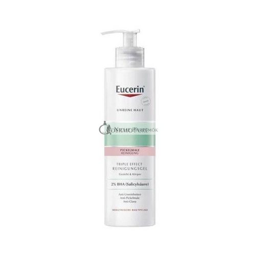 Eucerin Dermopure Triple Effect Cleansing Gel 400ml