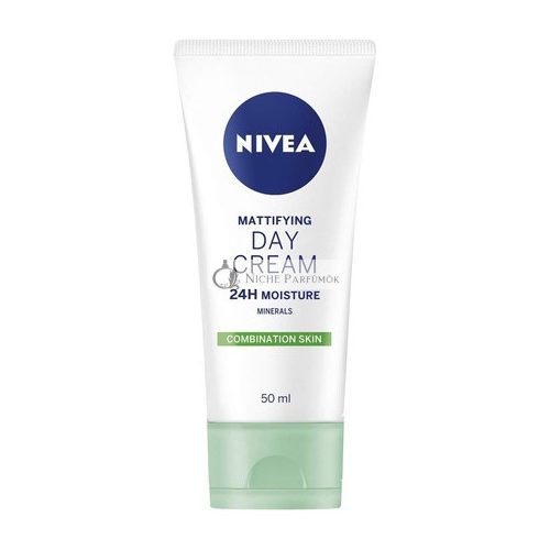 Nivea Oil Free Moisturising Day Cream Combination and Oily Skin Moisturiser Mineral Infused 50ml