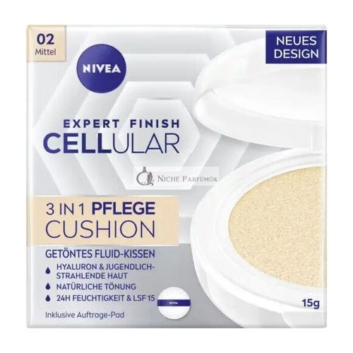 Nivea Cellular Expert Finish 2in1 Care Cushion 02 Medium 15g