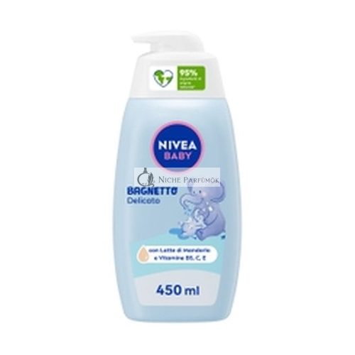 Nivea Baby Delicate Bath 450 Ml - Gentle And Moisturizing Baby Detergent