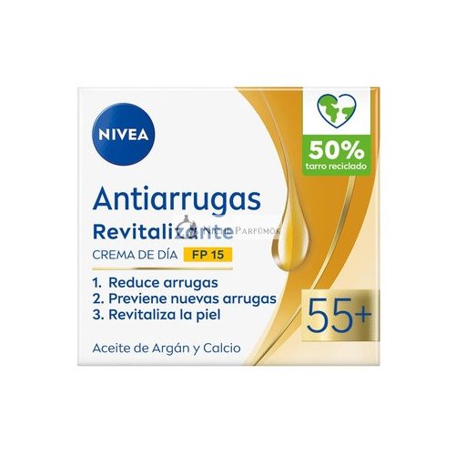 NIVEA Revitalizing Anti-Wrinkle Day Cream 55+ SPF 15 50ml