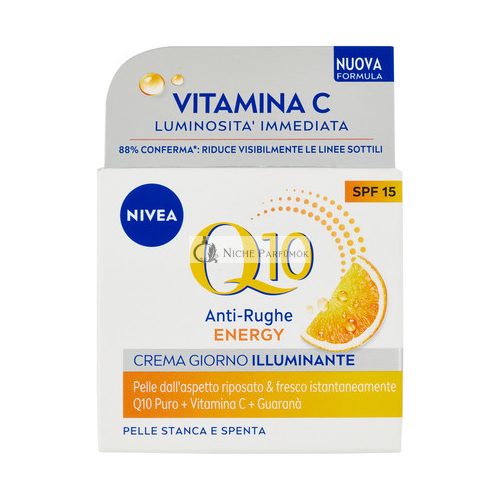 Nivea Q10 Anti-Wrinkle Energy Illuminating Day Cream Spf 15 50 Ml