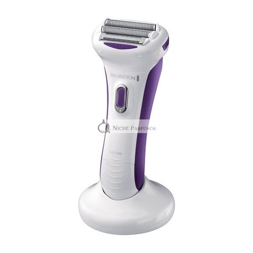 Remington Smooth & Silky WDF5030 Women's Shaver Rechargeable Ergonomic Shaving Angle White/Purple