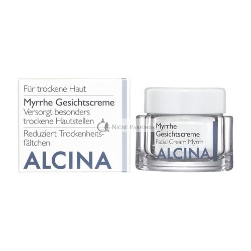 ALCINA Myrrh Face Cream 50ml - Moisturizes Particularly Dry Skin Areas