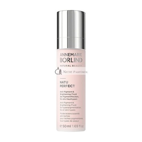 Annemarie Borlind NatuPerfect Anti-Pigment & Brightening Fluid 50ml - For Even & Radiant Skin - Vegan