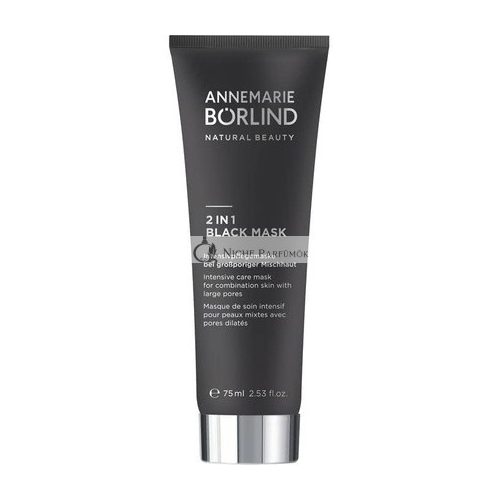 Annemarie Börlind Natural Beauty 2 in 1 Black Mask 75ml