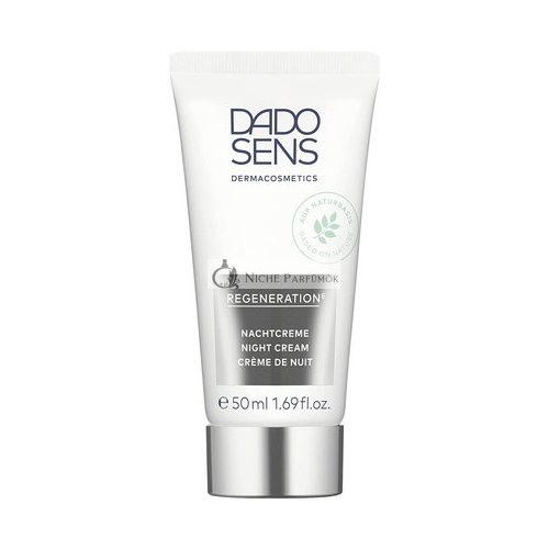 Dado Sens Regeneration E Night Cream 50ml - Regenerative Care for Sensitive Skin - Moisturizes and Reduces Wrinkles