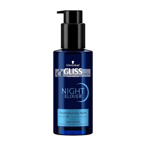 Gliss Night Elixir Aqua Revive Hair Serum 100ml