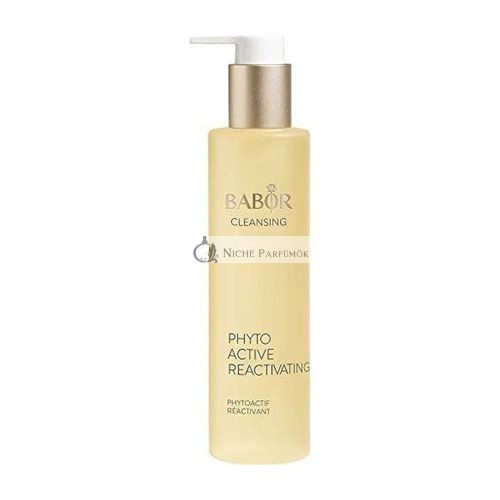 BABOR CLEANSING Phytoactive Reactivating for Tired Skin Face Cleanser with Sweet Almond Blossoms Vegan Formula 100ml - Single