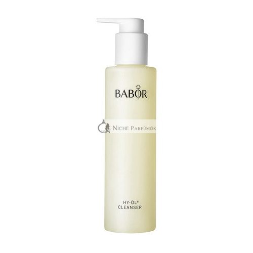 BABOR Hy-Öl Cleanser for All Skin Types Daily Face Cleansing and Makeup Remover with Vitamin E 200ml