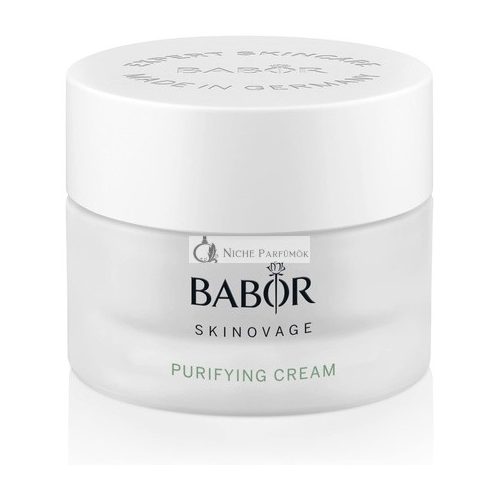 BABOR SKINOVAGE Purifying Cream Facial Cream for Impure Skin Clarifying and Pore Refining Facial Care Vegan Formula 50ml