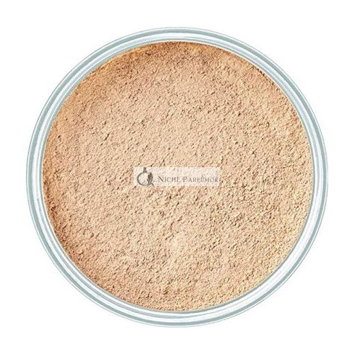 ARTDECO Mineral Powder Foundation Protective Loose Powder in Compact Form for a Smooth, Soft Matte Finish 15g - Light Beige