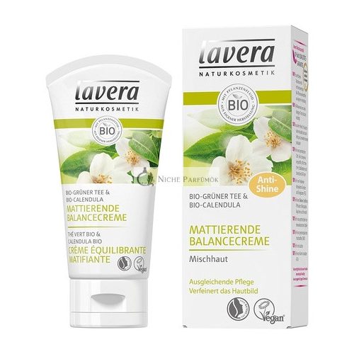 Lavera Matting Balance Cream Organic Green Tea and Organic Calendula 50ml