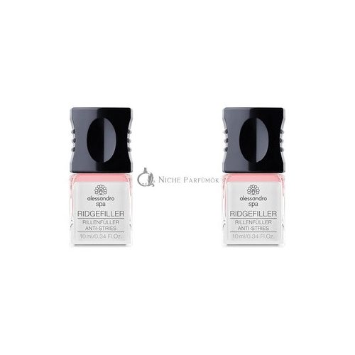 alessandro Spa Ridge Filler Multifunctional Nail Polish for Smoothing Unevenness/Nourishing Polish in Natural Pink 10ml