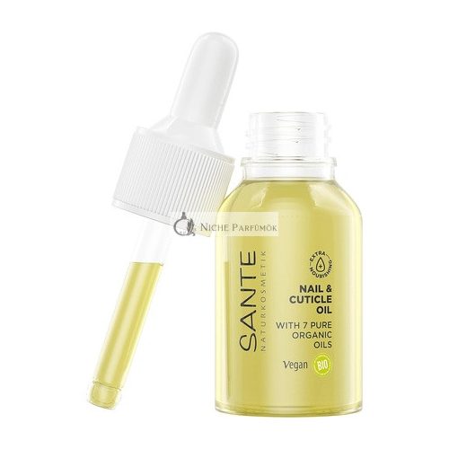 SANTE Naturkosmetik Nail & Cuticle Oil with Organic Oils and Vitamin E 15ml