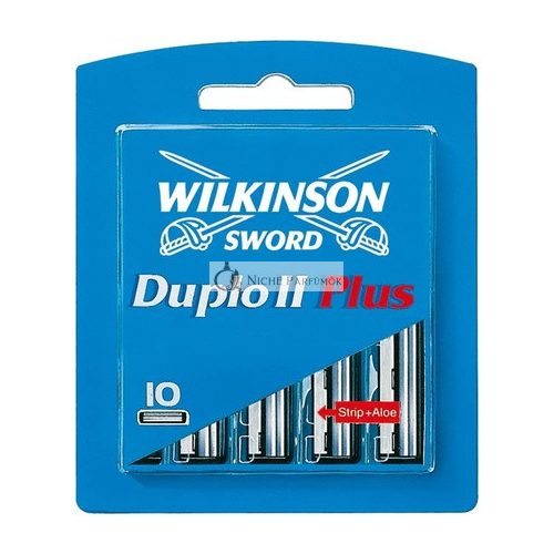 Wilkinson Sword Duplo II Plus Men's Razor Blades with Aloe Vera Strip