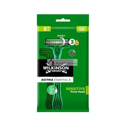 Wilkinson Essentials 3 Sensitive Razor - 8 Pieces