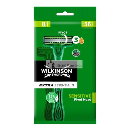 Wilkinson Essentials 3 Sensitive Razor - 8 Pieces