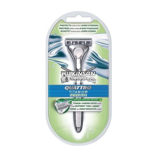 Wilkinson Sword Quattro Titanium Sensitive Razor