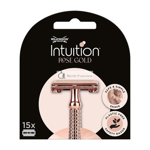 Wilkinson Sword Intuition Rose Gold Blades 15 Units