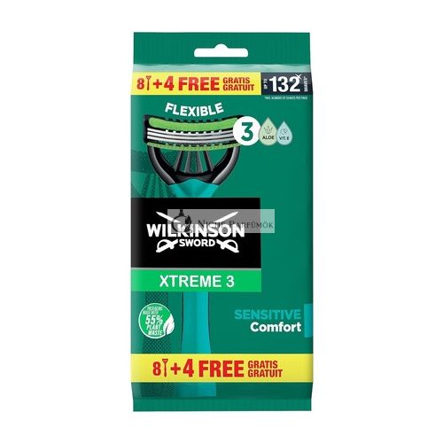 Wilkinson Sword Xtreme 3 Sensitive Disposable Razor for Men