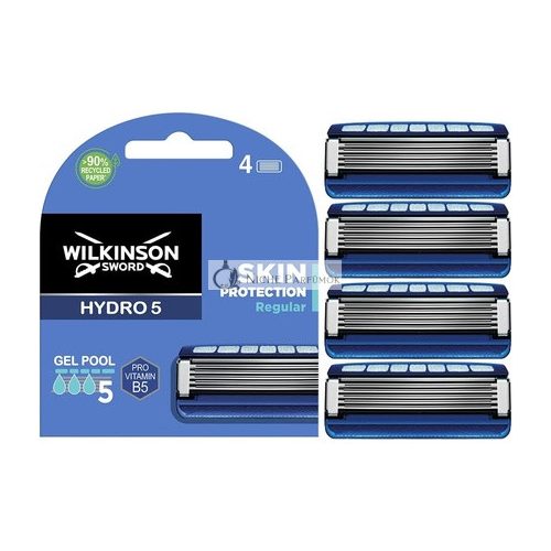 Wilkinson Sword Hydro 5 Skin Protection Razor Blades - Pack of 4