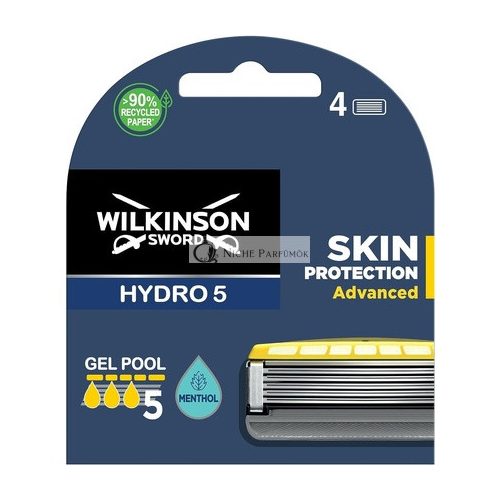 Wilkinson Sword Hydro 5 Skin Protection Advanced Razor Blades - 4 Count