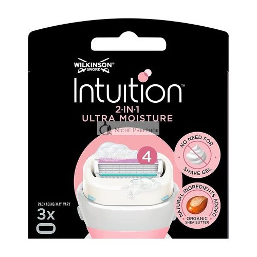 Wilkinson Sword Intuition Ultra Moisture Razor Blades - pack of 3 blades