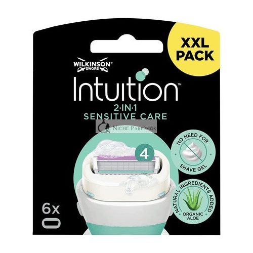 Wilkinson Sword Intuition Sensitive Care Women's Razor Blades 6 Blades