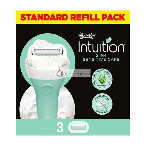 Wilkinson Sword Intuition Sensitive Care For Women - Pack of 3 Razor Blade Refills