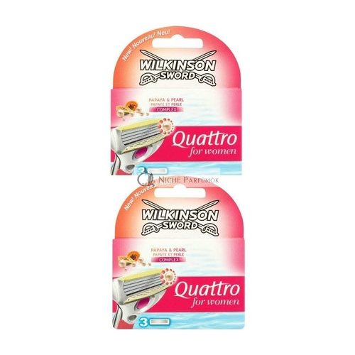 Wilkinson Sword Quattro for Women Razor Blades 3 Blades