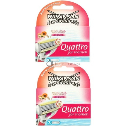 Wilkinson Sword Quattro for Women Razor Blades 3 Blades