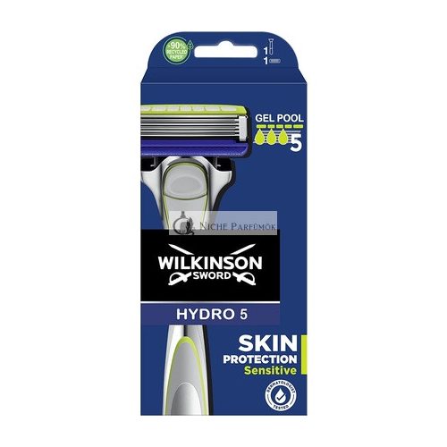 Wilkinson Sword Hydro 5 Skin Protection For Men Sensitive Razor Handle with 1 Blade Refill