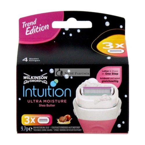 Wilkinson Sword Intuition Blades 3 Inches Ultra Moisture