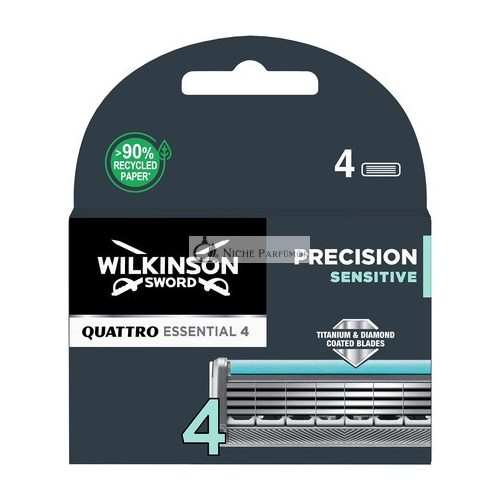 Wilkinson Sword Quattro Titanium Sensitive Razor Blades 4pcs