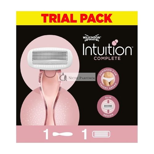 Wilkinson Sword Intuition Complete For Women Smooth Shave Razor Handle + 1 Blade Refill 1 Count