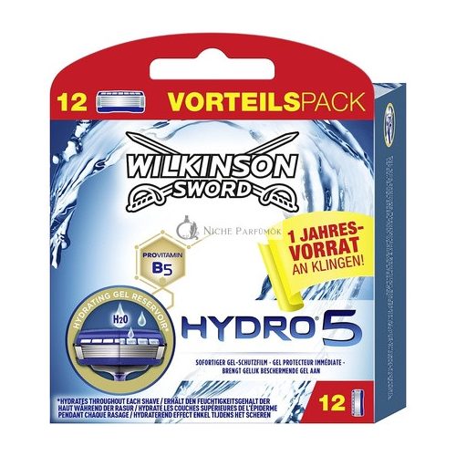 Wilkinson Sword Hydro 5 Men's Razor Blades 12 Pieces