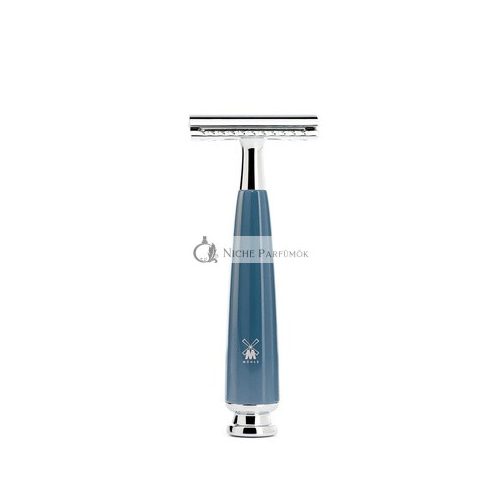 MÜHLE RYTMO Double Edge Safety Razor for Men Petrol Blue