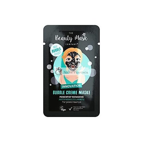 Activated Charcoal & Licorice Cream Bubble Mask 1 Sachet Deeply Nourishing Facial