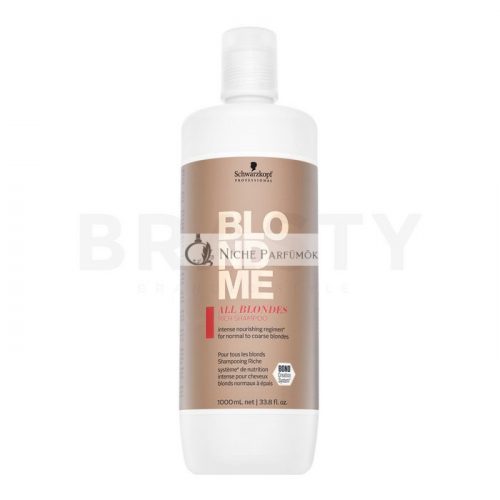 Schwarzkopf Professional BlondMe All Blondes Rich Shampoo tápláló sampon szőke hajra 1000 ml