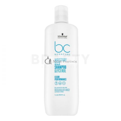 Schwarzkopf Professional BC Bonacure Moisture Kick Shampoo Glycerol tápláló sampon normál és száraz hajra 1000 ml