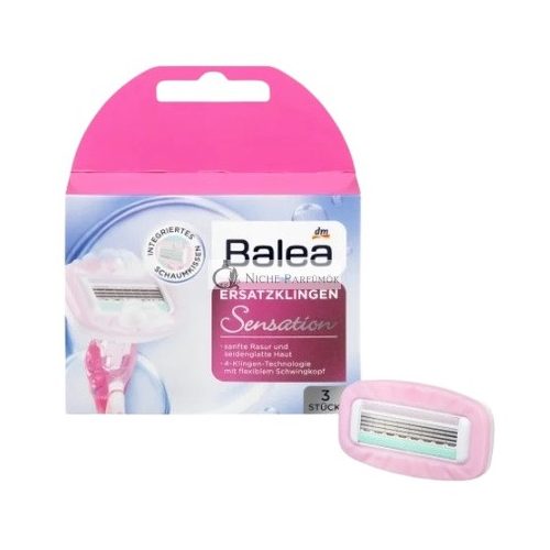 Balea Pro Series Triple-Blade Refill Pack - 6 Replacement Cartridges