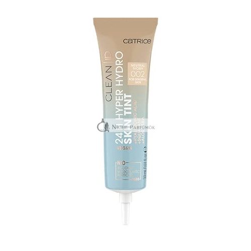 Catrice Clean ID 24H Hyper Hydro Skin Tint Makeup Foundation 30ml - Neutral Ivory