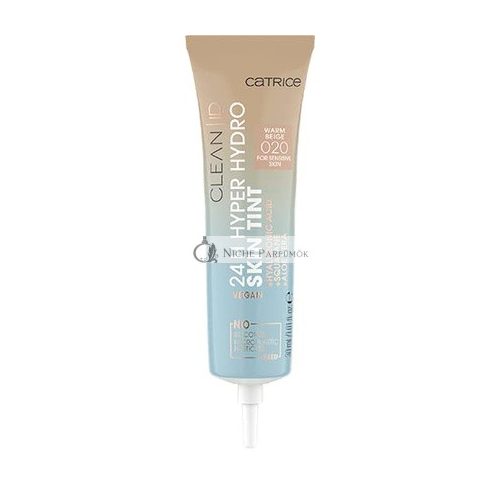 Catrice Clean ID 24H Hyper Hydro Skin Tint Makeup Foundation 30ml - No. 020 Warm Beige